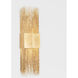 Sabine 8 Light 7 inch Vintage Gold Leaf Wall Sconce Wall Light