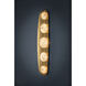 Bezel LED 7 inch Vintage Brass ADA Wall Sconce Wall Light