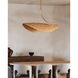Medea 4 Light 40 inch Gold Leaf Linear Pendant Ceiling Light