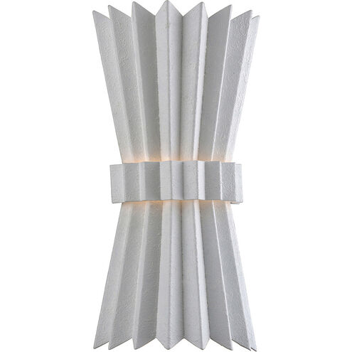 Moxy 2 Light 8 inch Gesso White ADA Wall Sconce Wall Light