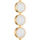 Ansonia LED 6 inch Vintage Brass ADA Wall Sconce Wall Light