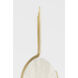 Lapis LED 7 inch Vintage Brass ADA Wall Sconce Wall Light