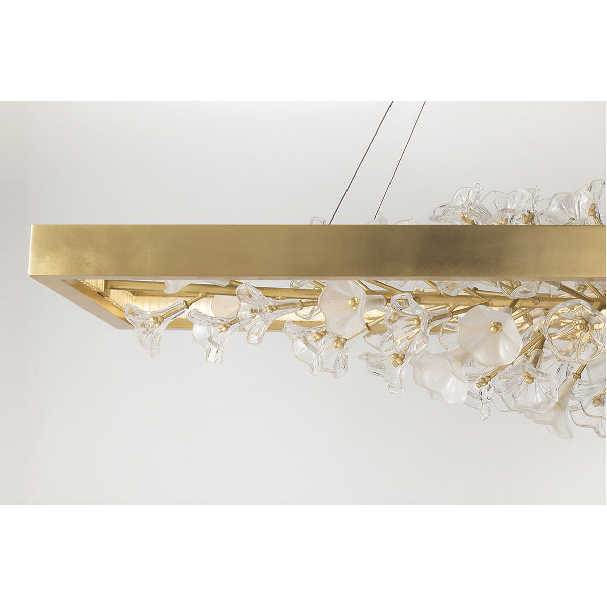 Jasmine LED 60 inch Gold Leaf Island Light Ceiling Light