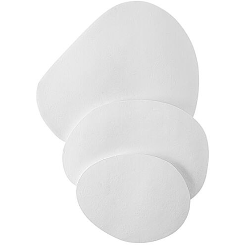 Akemi 3 Light Gesso White ADA Wall Sconce Wall Light