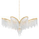 Pandora 9 Light 48 inch Gold Leaf Chandelier Ceiling Light