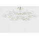 Topaz LED 38 inch Polished Nickel Chandelier Ceiling Light