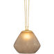 Saint Tropez 1 Light 19 inch Vintage Brass Pendant Ceiling Light