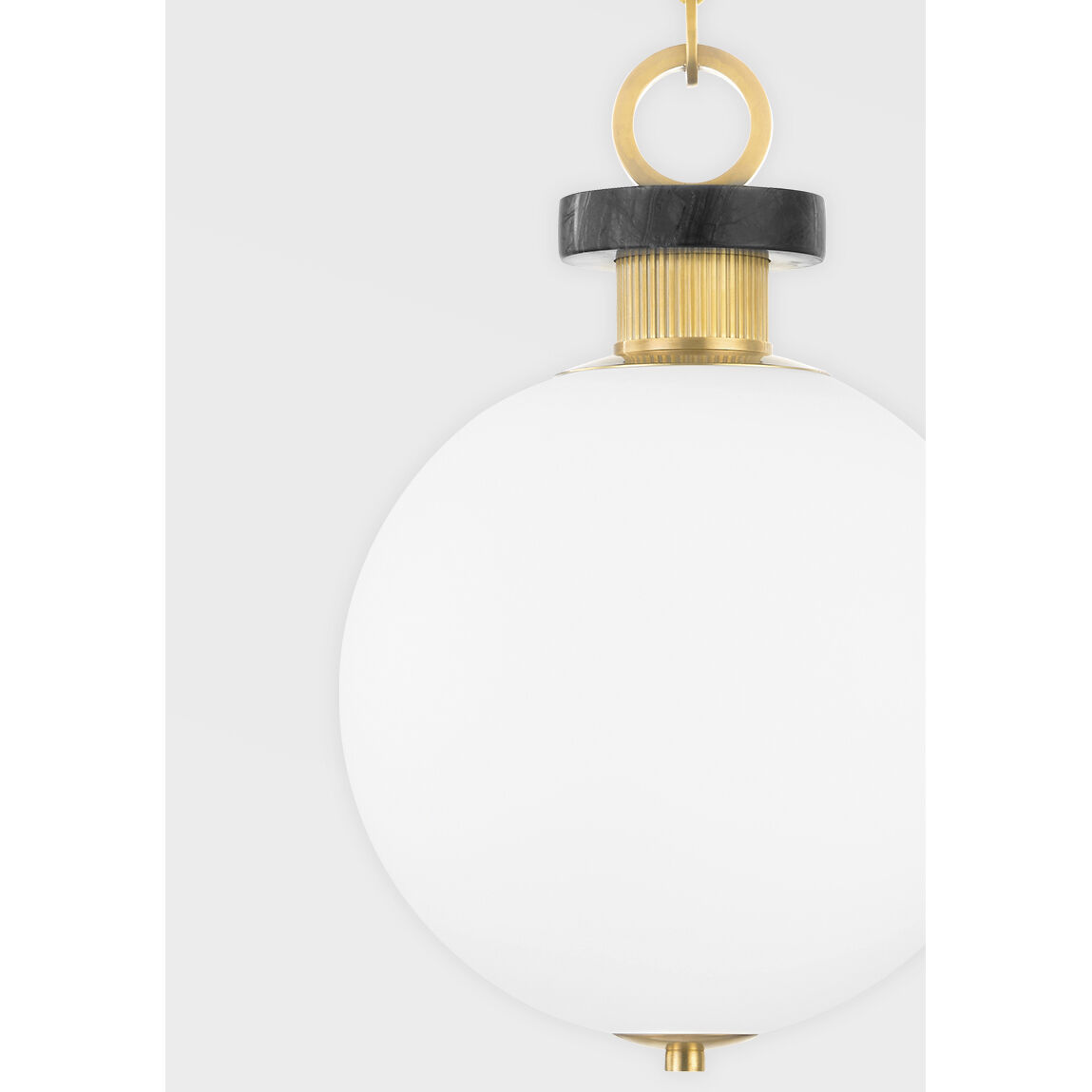 Haru 1 Light 14 inch Vintage Brass Pendant Ceiling Light