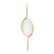 Lapis LED 7 inch Vintage Brass ADA Wall Sconce Wall Light