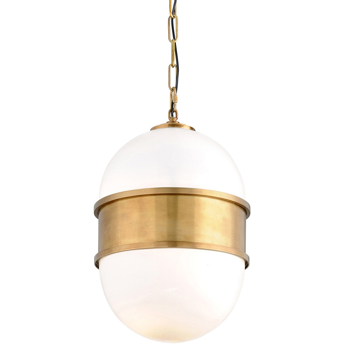 Broomley 1 Light 14 inch Vintage Brass Pendant Ceiling Light