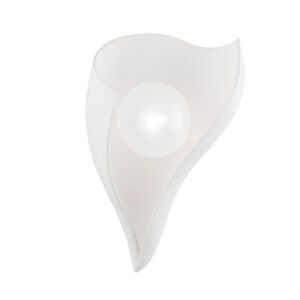 Moonstone LED 11 inch Gesso White Wall Sconce Wall Light