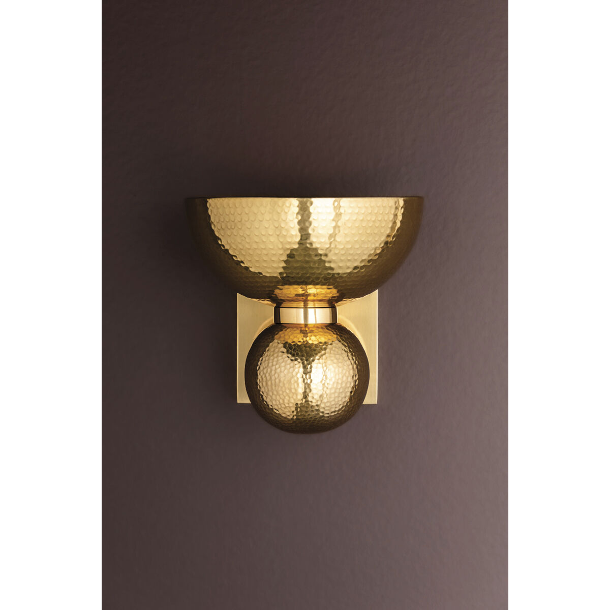 Catania 1 Light 7.75 inch Vintage Brass Wall Sconce Wall Light