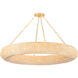 Lure 16 Light 50 inch Vintage Gold Leaf Chandelier Ceiling Light