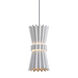 Moxy 1 Light 8 inch Gesso White Pendant Ceiling Light