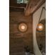 Hula Hoop 1 Light 14 inch Natural Rattan and Stainless Steel Wall Sconce Wall Light