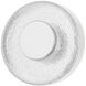 Pearl LED 6 inch Polished Nickel ADA Wall Sconce Wall Light