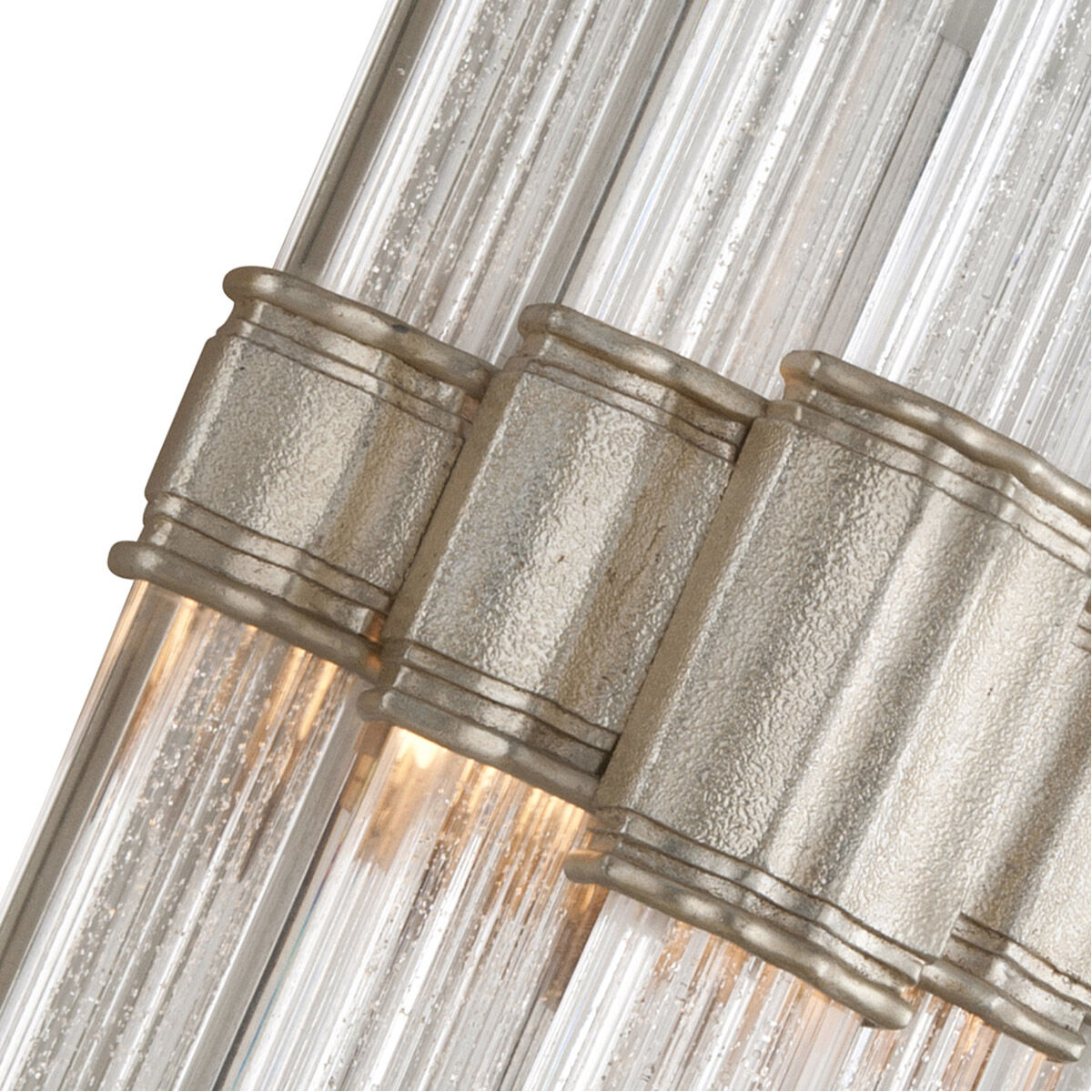 Viola LED 7 inch Modern Silver Leaf ADA Wall Sconce Wall Light in 27.50