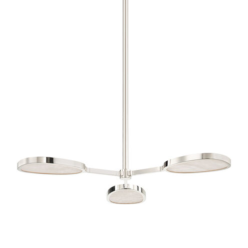 Beirut LED 39 inch Burnished Nickel Semi Flush Ceiling Light