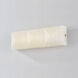 Gypsum LED 5 inch Vintage Brass ADA Wall Sconce Wall Light