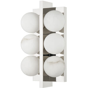 Emille 6 Light 6.75 inch Polished Nickel ADA Wall Sconce Wall Light