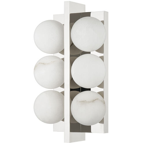 Emille 6 Light 6.75 inch Polished Nickel ADA Wall Sconce Wall Light