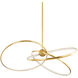 Alula LED 60 inch Vintage Brass Chandelier Ceiling Light