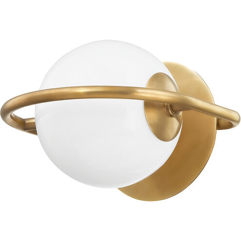 Everley 1 Light 8.5 inch Vintage Brass Wall Sconce Wall Light