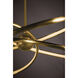 Alula LED 42 inch Vintage Brass Chandelier Ceiling Light