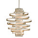 Vertigo 2 Light 17 inch Modern Silver Pendant Ceiling Light