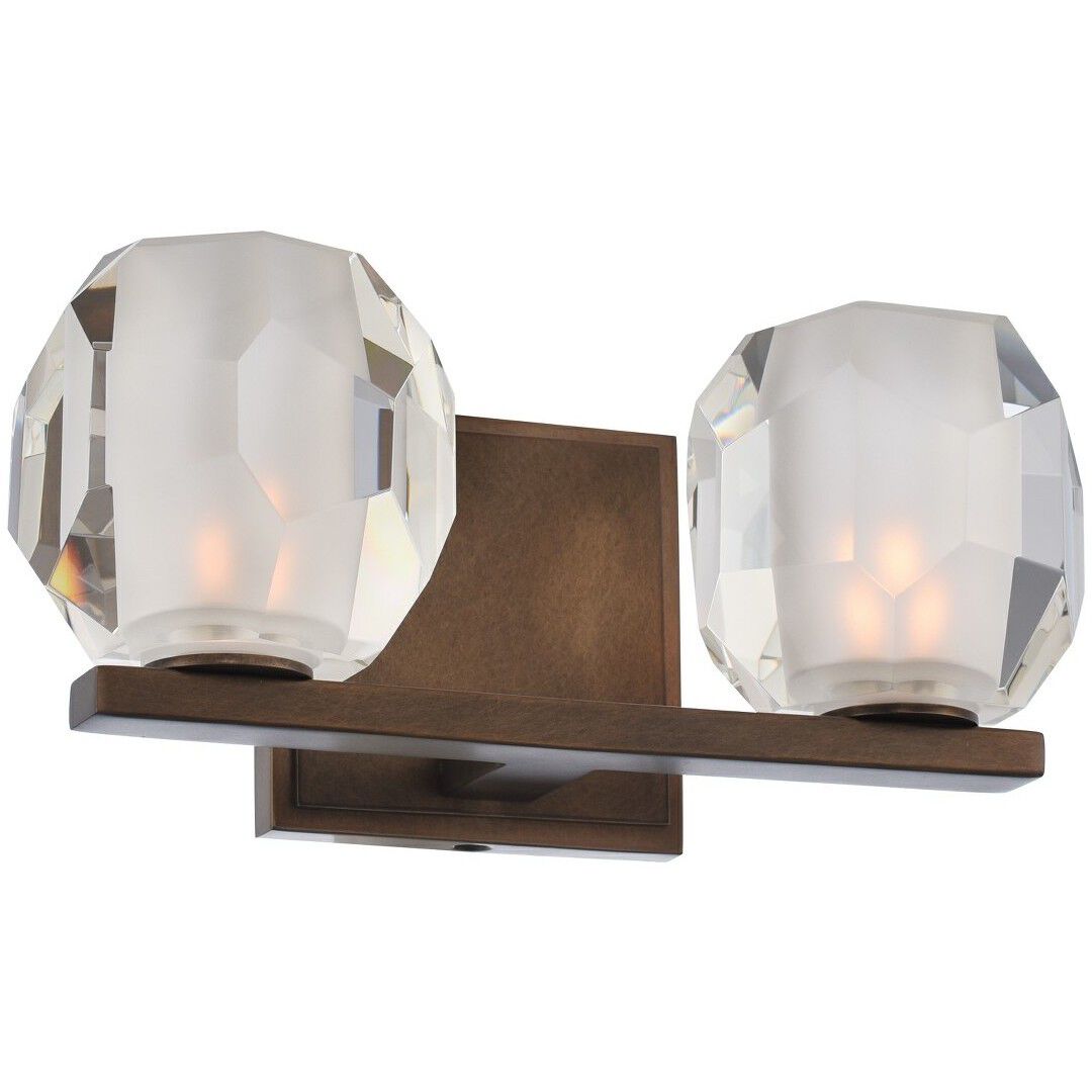 Regent 2 Light 11.00 inch Bathroom Vanity Light