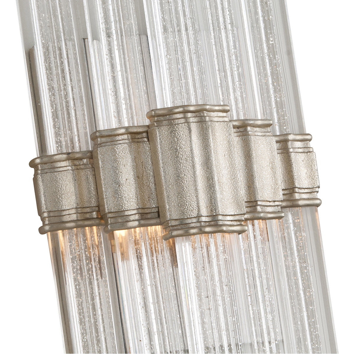 Viola LED 7 inch Modern Silver Leaf ADA Wall Sconce Wall Light in 27.50