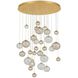 Istanbul 30 Light 40 inch Vintage Gold Leaf Chandelier Ceiling Light