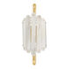 Selene 4 Light 11 inch Vintage Polished Brass Wall Sconce Wall Light