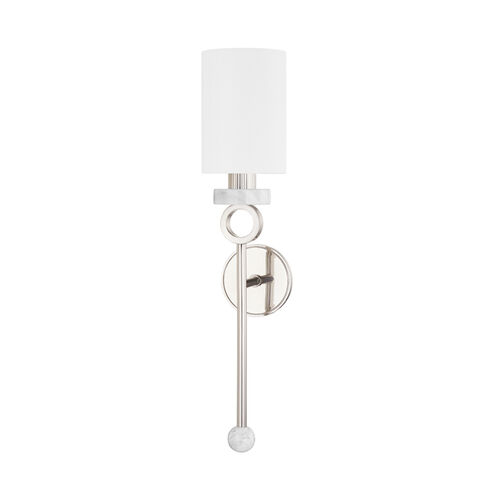 Haru 1 Light Burnished Nickel Wall Sconce Wall Light