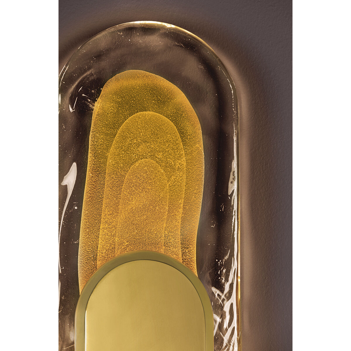 Morganite LED 7 inch Vintage Brass ADA Wall Sconce Wall Light