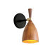 Utopia 1 Light 6 inch Soft Black Wall Sconce Wall Light
