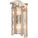 Chimera 2 Light 12.5 inch Warm Silver Leaf Wall Sconce Wall Light
