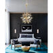 Tanzanite LED 6 inch Vintage Brass ADA Wall Sconce Wall Light