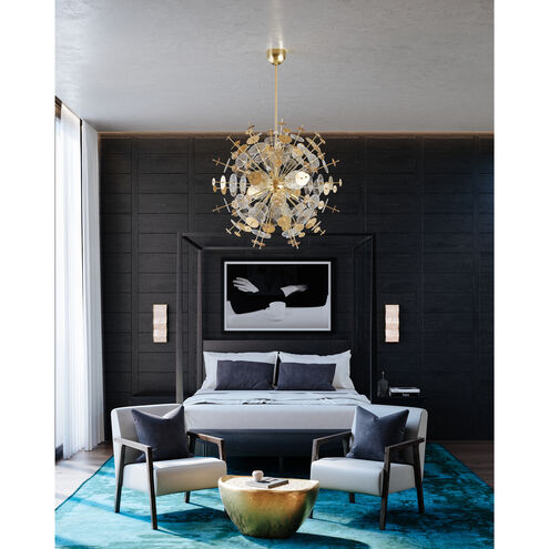 Tanzanite LED 6 inch Vintage Brass ADA Wall Sconce Wall Light