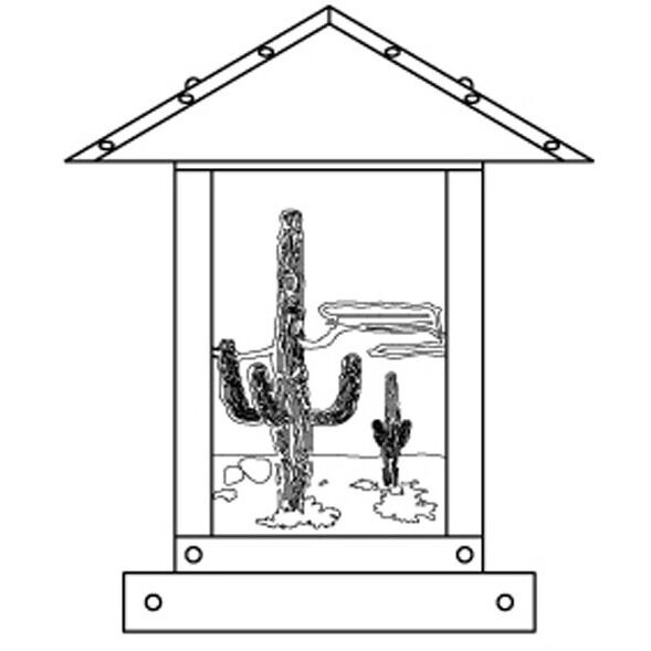 Timber Ridge 1 Light 11 inch Raw Copper Column Mount in Rain Mist