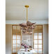 Cardiff 12 Light 35 inch Vintage Gold Leaf Chandelier Ceiling Light
