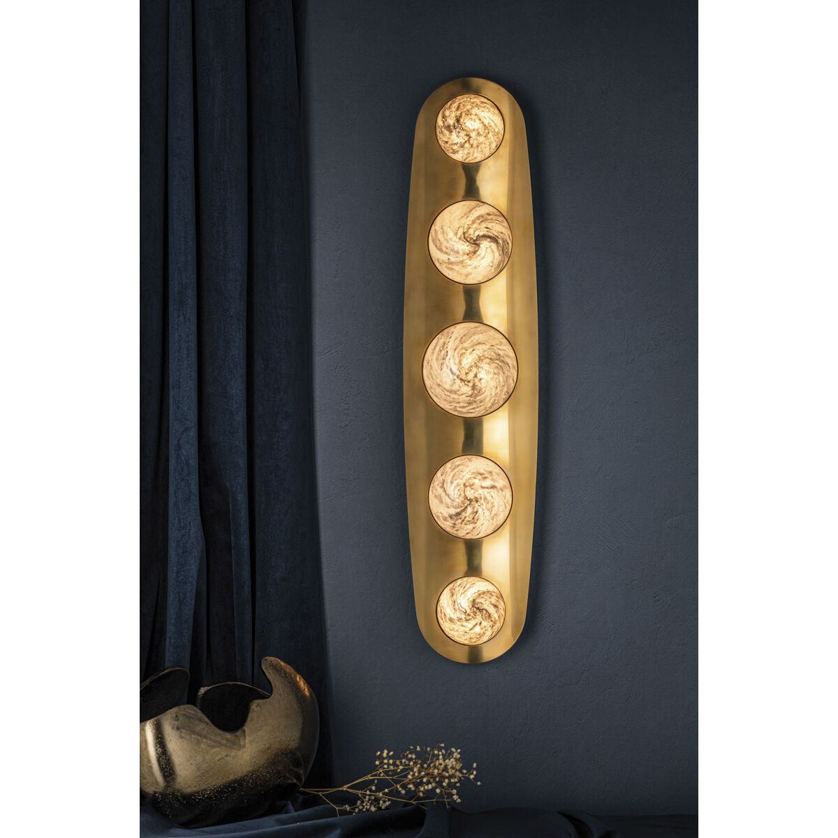 Bezel LED 7 inch Vintage Brass ADA Wall Sconce Wall Light