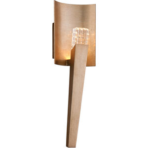 Stiletto LED 5 inch Champagne Silver Leaf Wall Sconce Wall Light