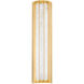 Leda LED 6 inch Vintage Brass ADA Wall Sconce Wall Light
