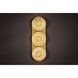 Pearl LED 6 inch Vintage Brass ADA Wall Sconce Wall Light