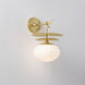 Ceylon 1 Light 9.5 inch Vintage Gold Leaf Wall Sconce Wall Light