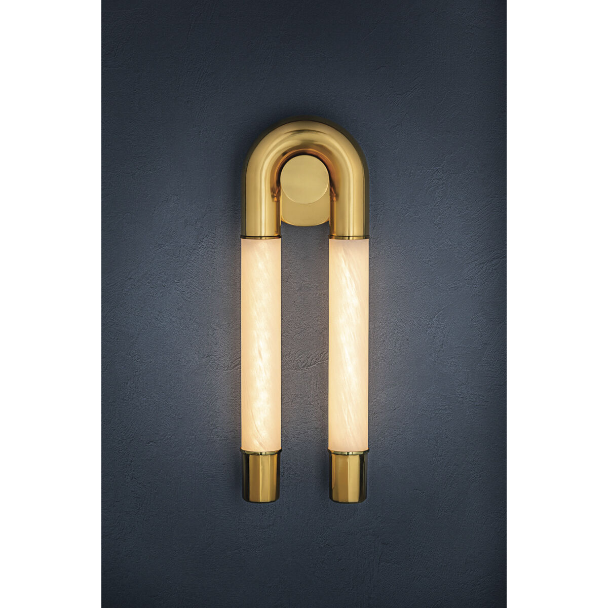 Zeme LED 6.5 inch Vintage Polished Brass ADA Wall Sconce Wall Light