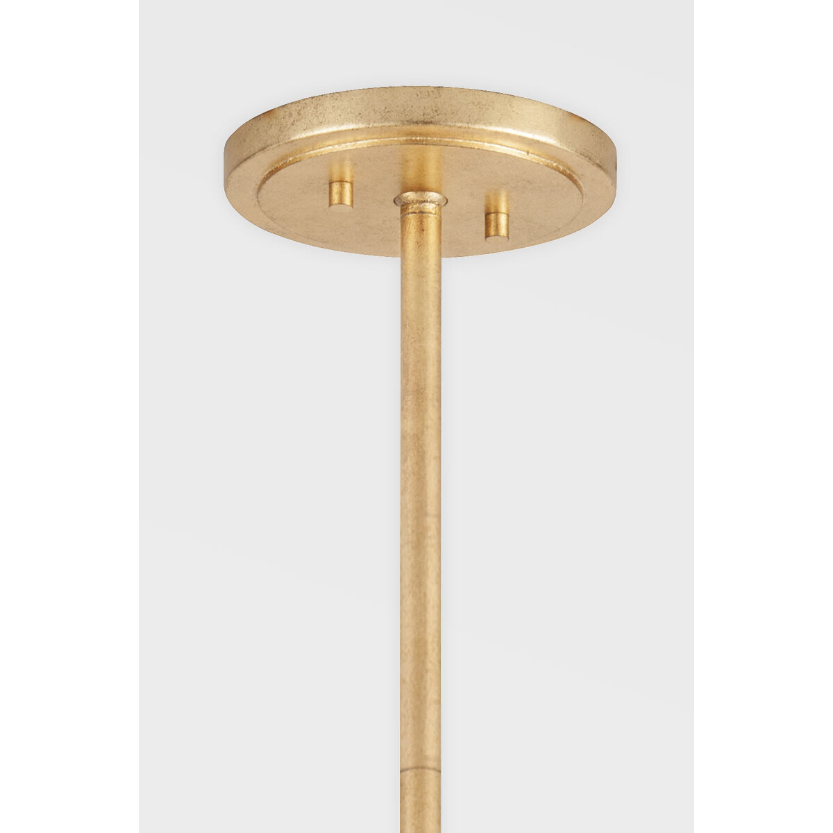 Onyx 6 Light 28 inch Vintage Gold Leaf Chandelier Ceiling Light