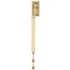 Parigi 1 Light 4.25 inch Vintage Brass ADA Wall Sconce Wall Light