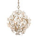 Lily 4 Light 18.5 inch Enchanted Silver Leaf Pendant Ceiling Light in 26.69
